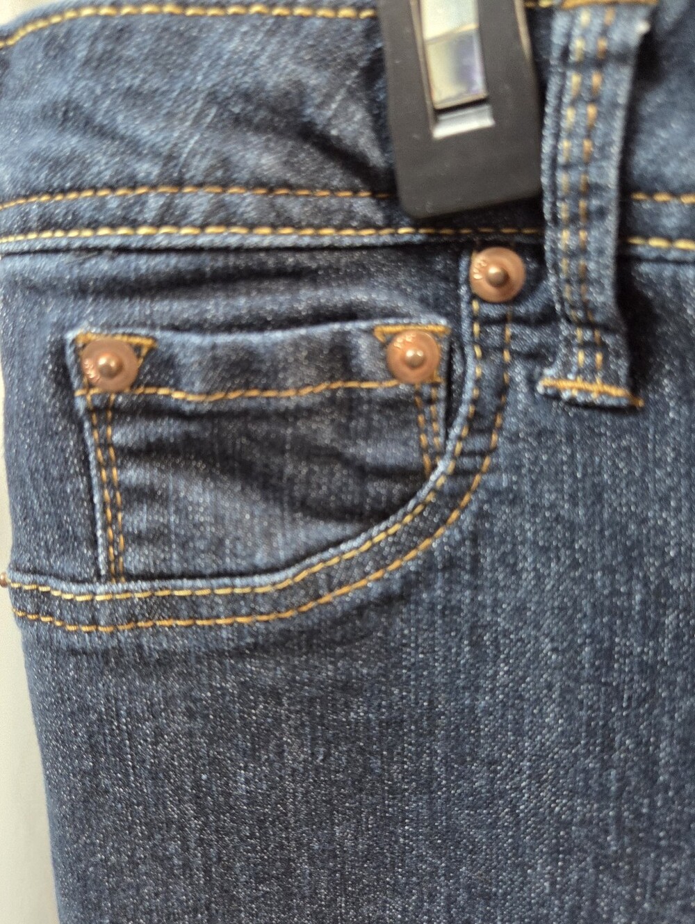 17/21 Exclusive Denim Dark Blue Bootcut Jeans - Picture 3 of 7